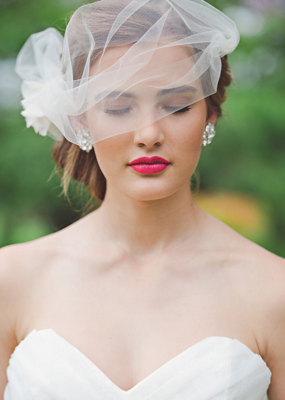 Vintage garden wedding bride