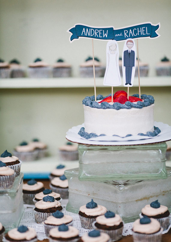 Vintage Woodland California Wedding Cake