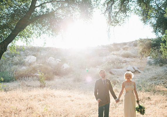 Vintage Woodland California Wedding Portraits