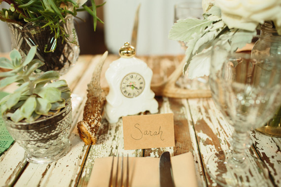 rustic place setting