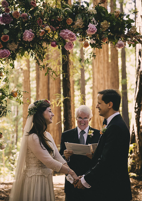 Vintage Carmel Wedding Ceremony