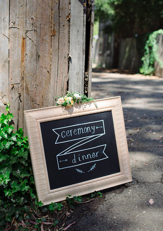 Chalkboard Wedding Inspiration