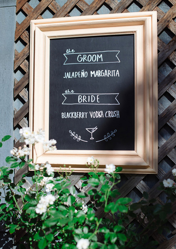 Chalkboard Wedding Inspiration