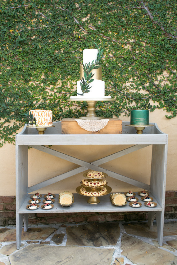 wedding dessert table