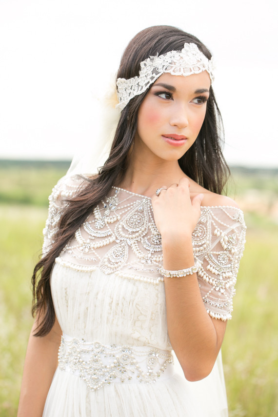 tuscan themed bridal accessories