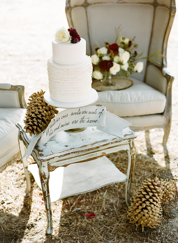 Rustic winter wedding inspiration Wedding Inspiration