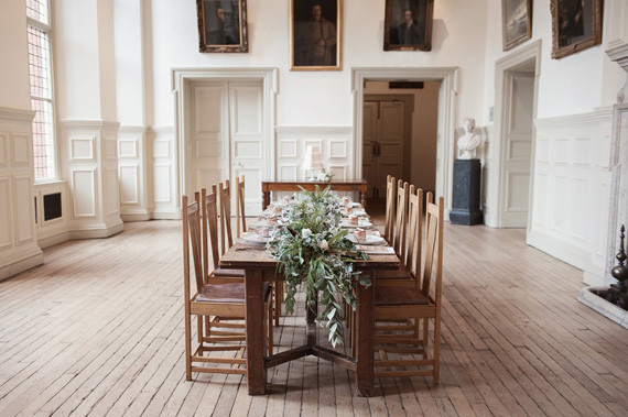 Organic and natural tablescape