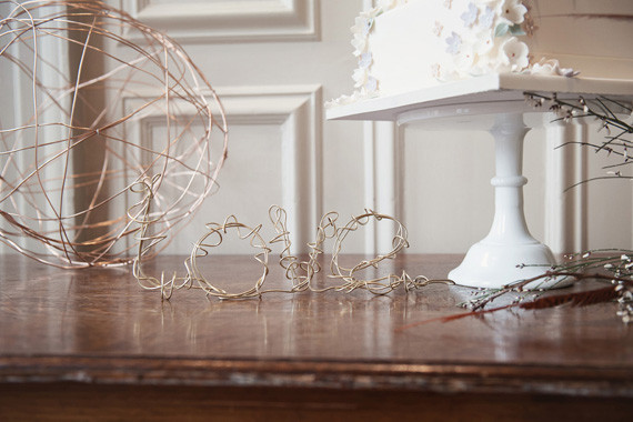 White and flower cake