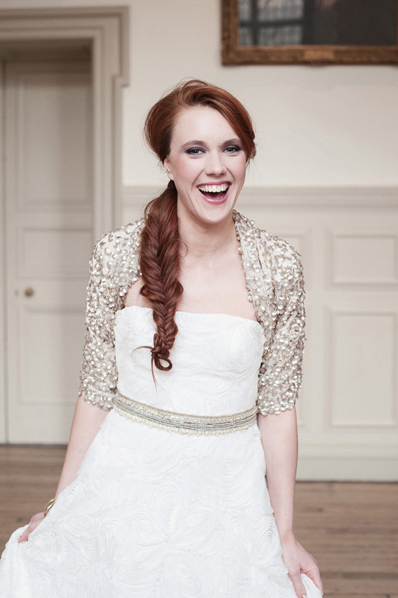 Wedding fishtail braid