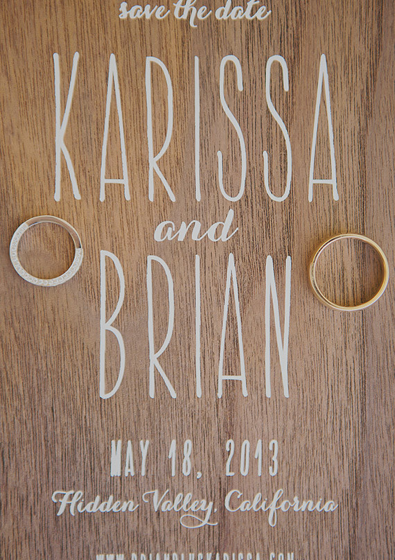 Wood Invitations