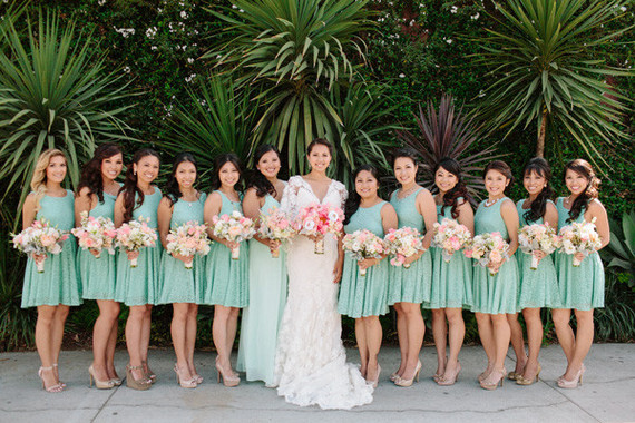 Whimsical Smog Shoppe Wedding Bridemaids