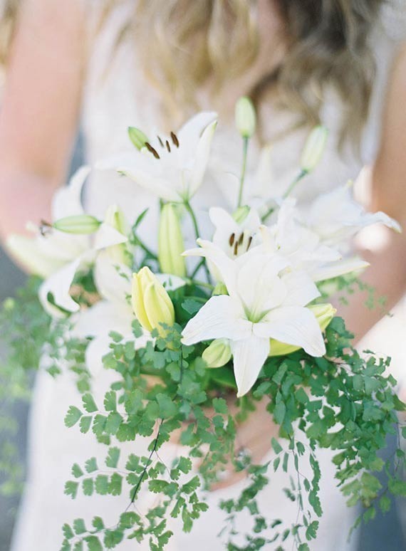 green wedding bouquet