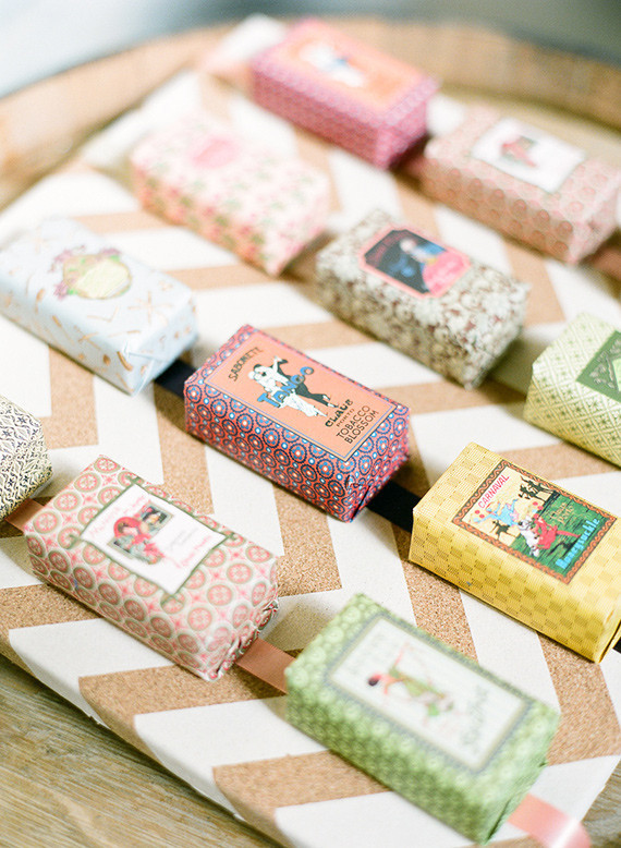 Soap wedding favors