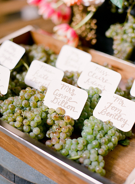 Romantic escort cards