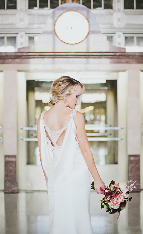 Wedding dress backing