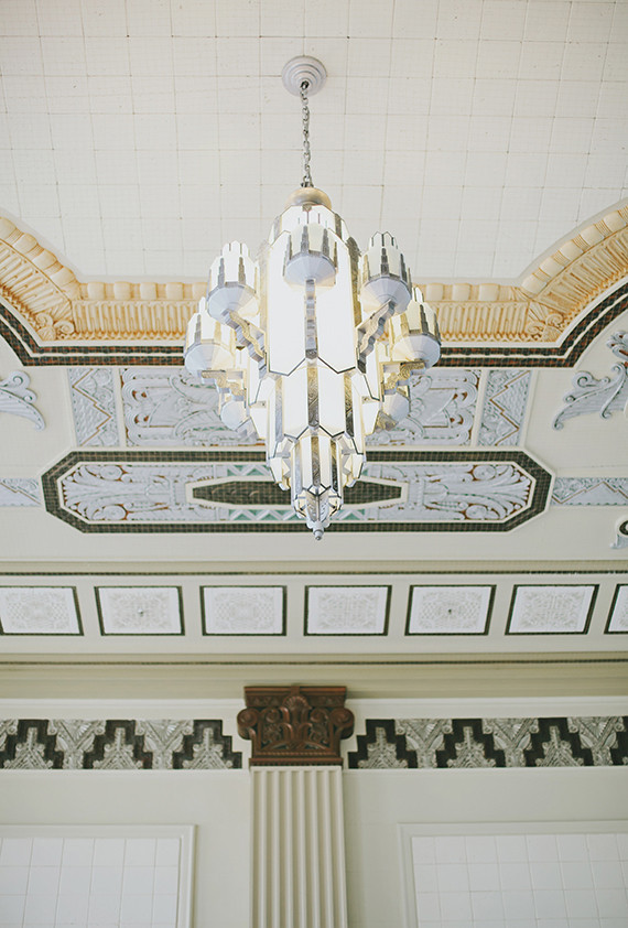 Art Deco black and gold venue