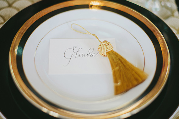 Art Deco table decor