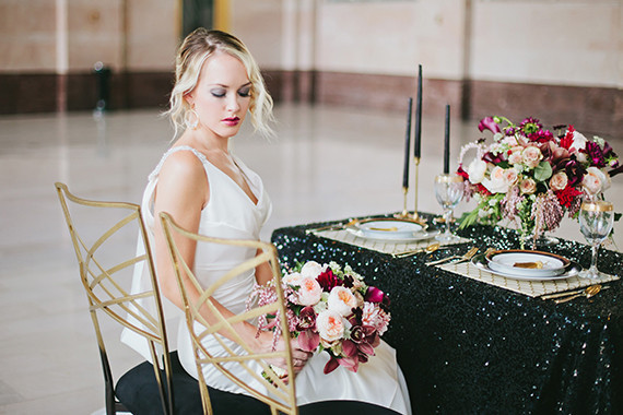 Art Deco table decor