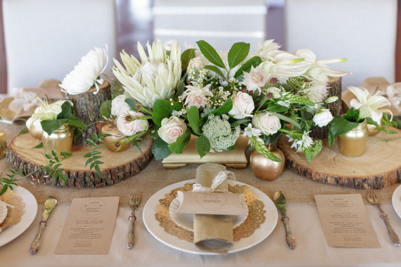 Metallic winter wedding ideas Wedding Inspiration