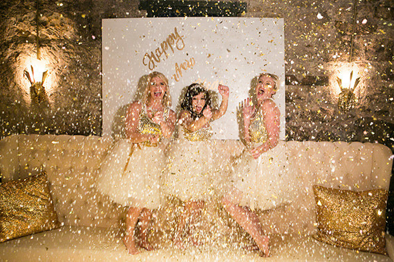 Gold & glitz New Year's party Wedding Inspiration