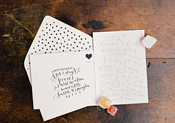 Pink, black and gold dinner party Wedding Inspiration