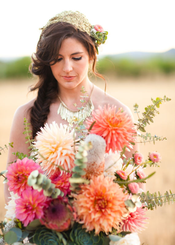 Modern, Rustic Wedding Flowers
