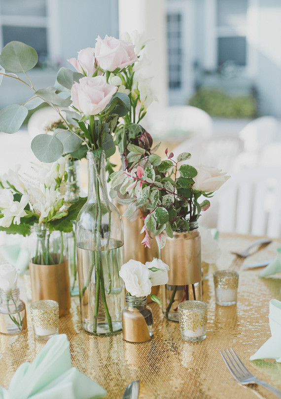 Mint and gold wedding Wedding Inspiration