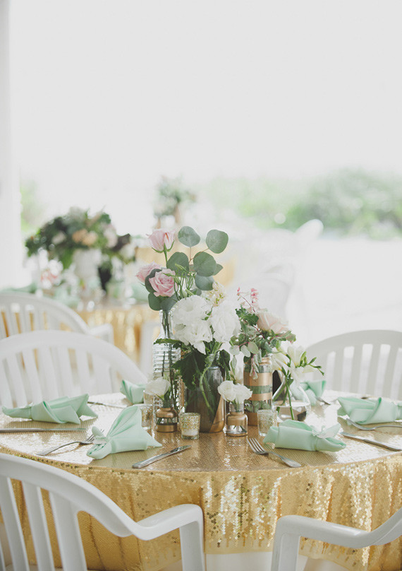 Mint and gold wedding Wedding Inspiration