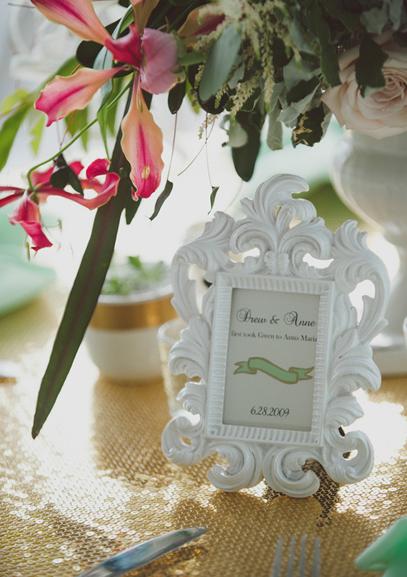 Mint and gold wedding Wedding Inspiration