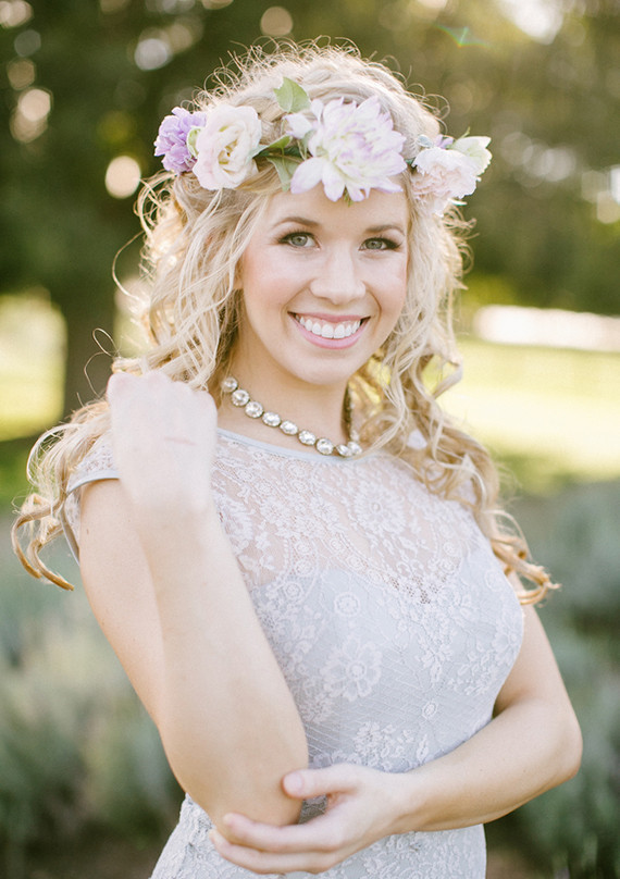 Lavender farm inspiration bride