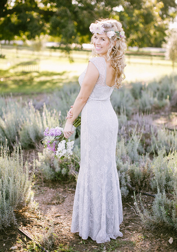 Lavender farm inspiration bride
