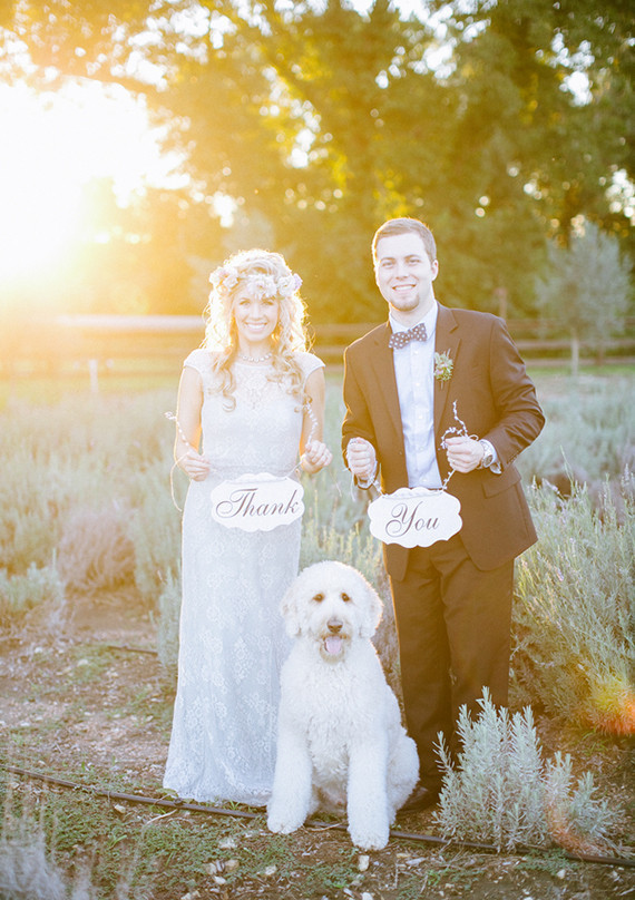 Lavender farm inspiration wedding portrait