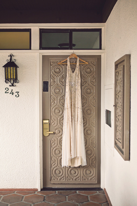 Sequin wedding dress