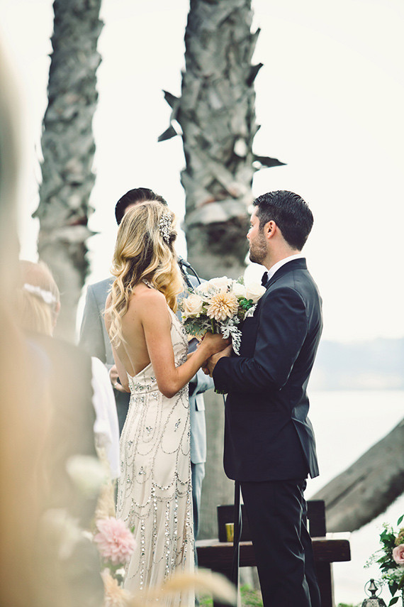 Wedding ceremony portrait