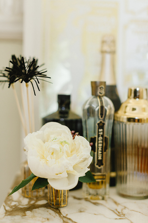Modern Kate Spade dinner party Wedding Inspiration