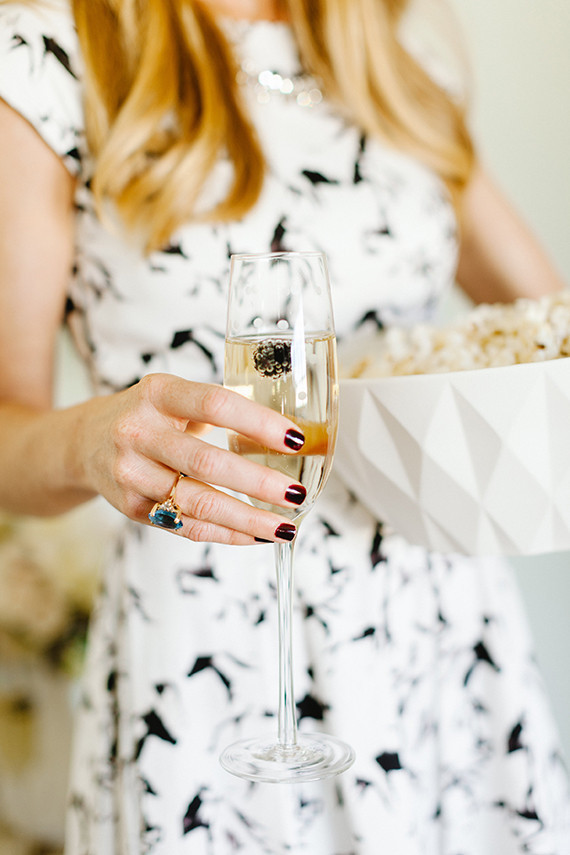 Modern Kate Spade dinner party Wedding Inspiration