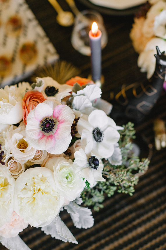 Modern Kate Spade dinner party Wedding Inspiration