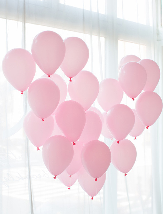 Pink balloons