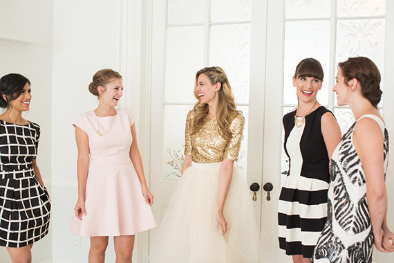 Modern bridal shower ideas