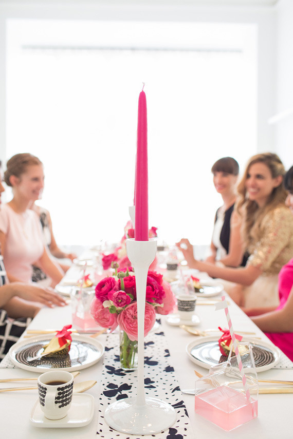 Modern bridal shower ideas