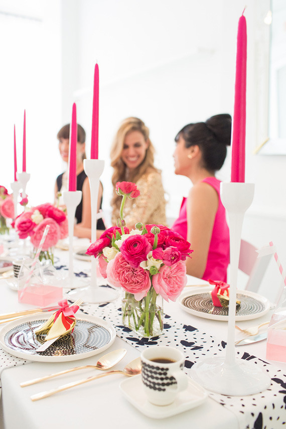 Modern bridal shower ideas