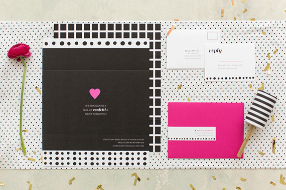 Modern bridal shower ideas