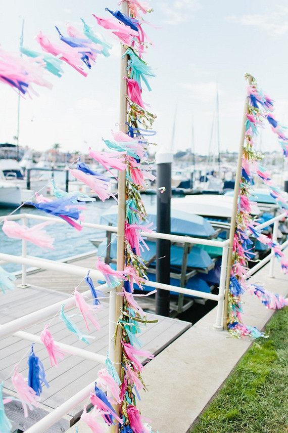 80's pop themed wedding tassels Inspiration