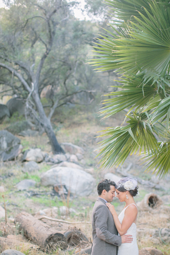 Southern California ranch wedding portrait