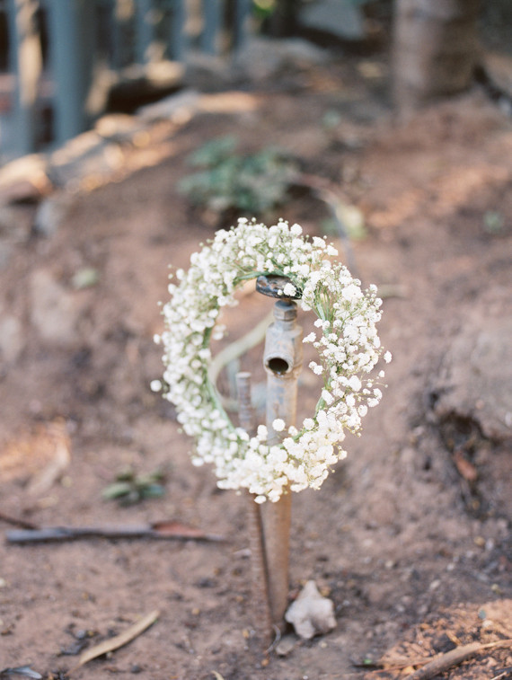 Baby's breath flower crown