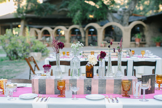 Southern California ranch wedding reception