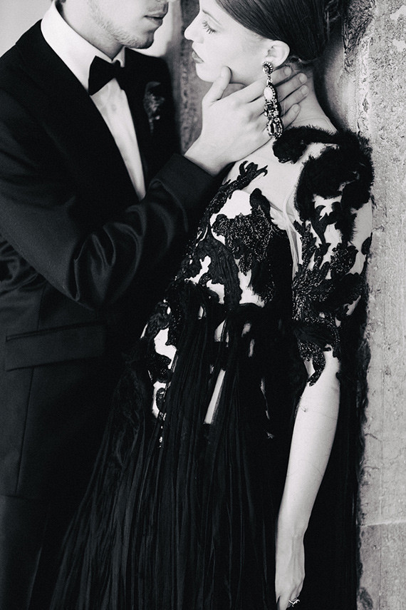 Dark, romantic wedding inspiration Wedding Inspiration