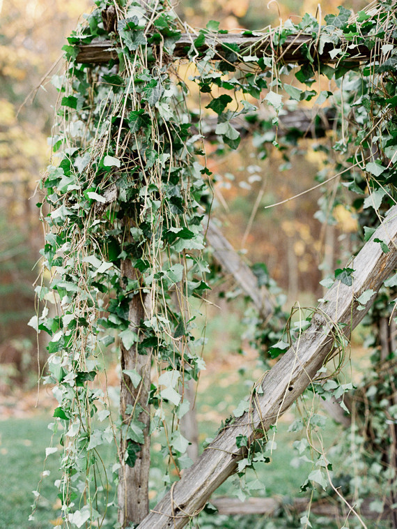 Rustic Fall Wedding Altar Inspiration