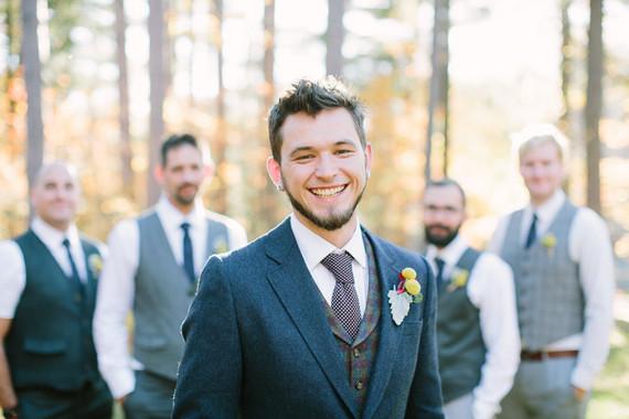 Rustic Fall Wedding Portrait