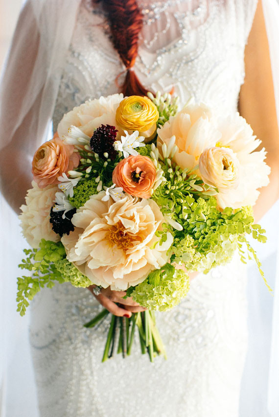 Peach bouquet